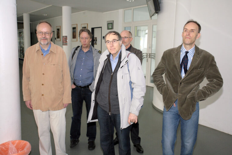 v.l. Ulrich, Günter, Heinz, Günther und Andrew