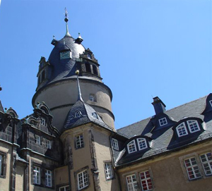 Schlosshof (typisch für die Weserrenaissance)